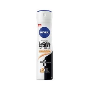 Lot Of 6 Bundle Nivea Deo Spray 150 mL Black & White Invisible Ultimate Impact